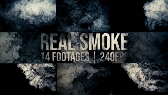 Real Smoke - 14 Clips: Stock Video