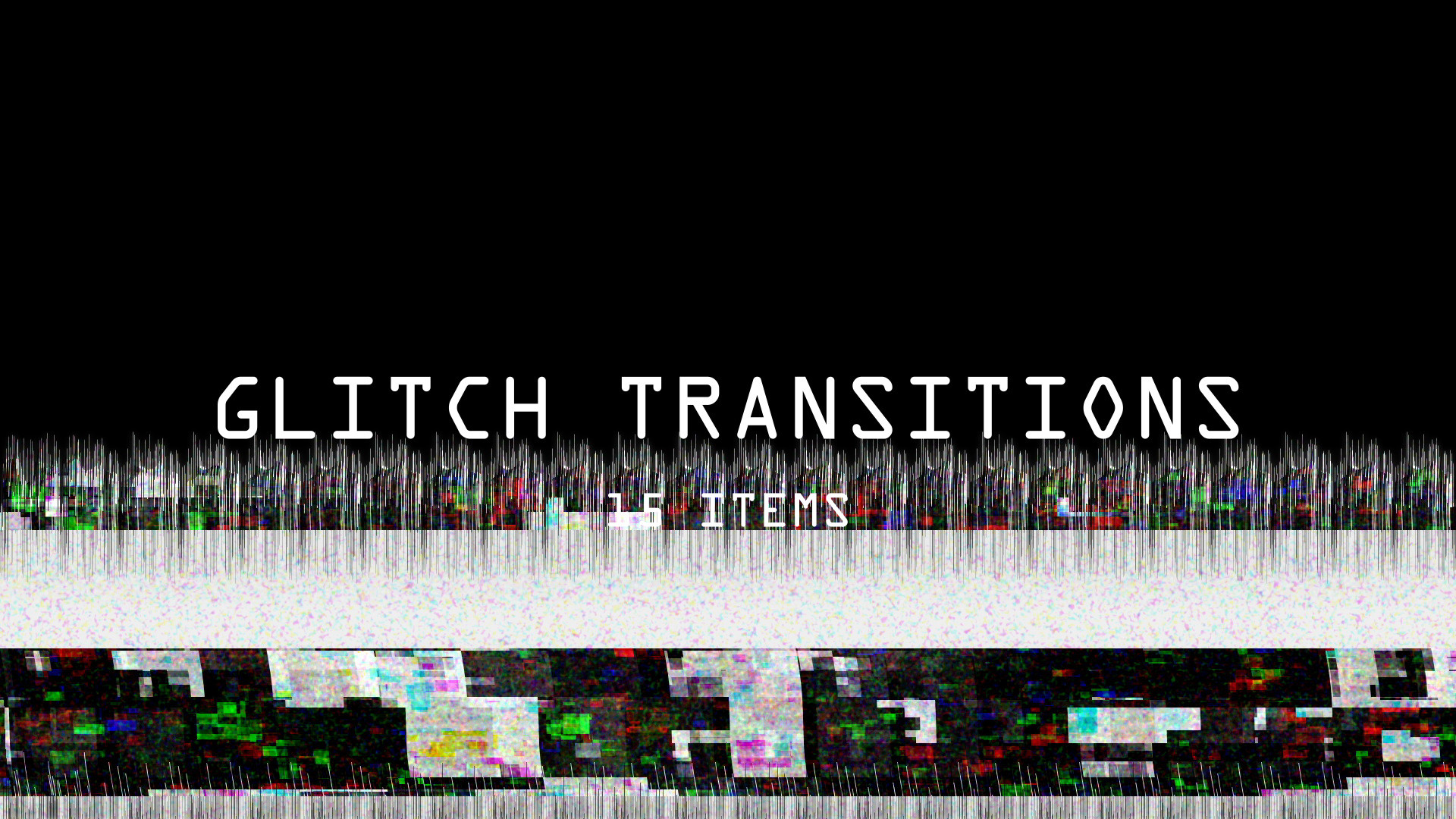 Glitch Transitions Pack - Stock Motion Graphics | Motion Array