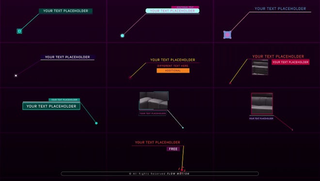 callout pack after effects templates motion array