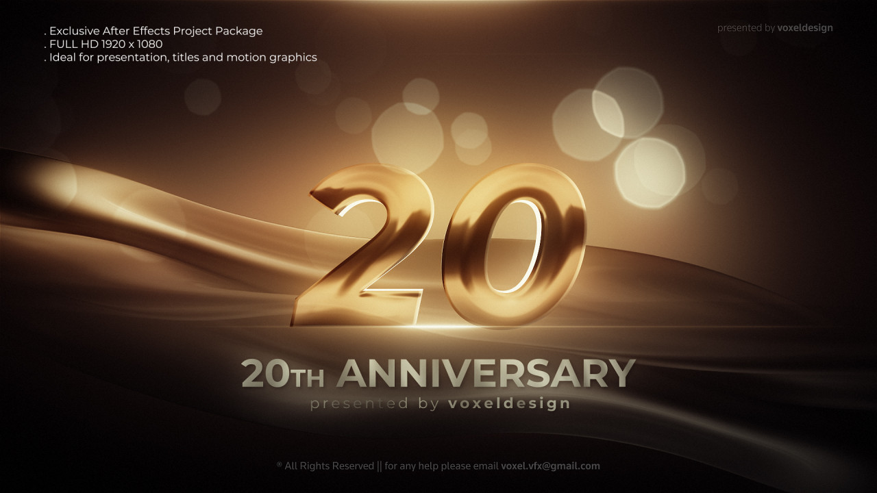 Anniversary Opener After Effects Templates Motion Array
