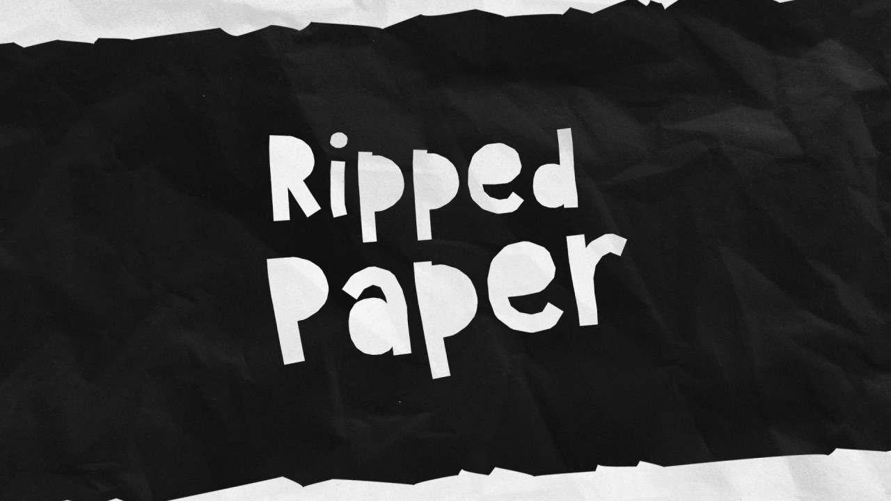 paper rip transition after effects free download