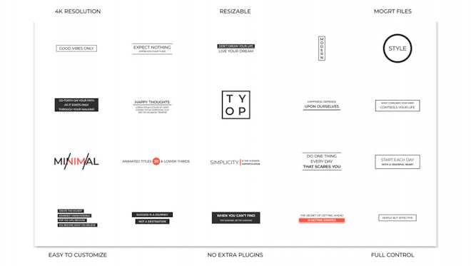 Typo: Motion Graphics Templates