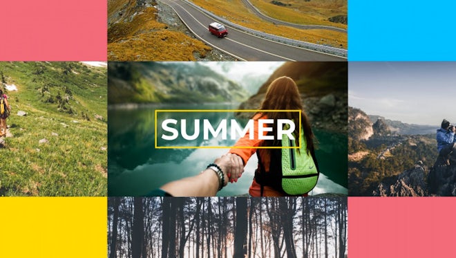 Summer Vacation Slideshow: After Effects Templates
