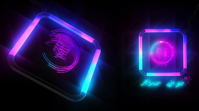 Free Neon Intro and Logo reveal Maker Online